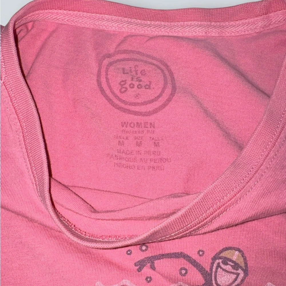 Life Is Good Pink Graphic Tee - Picture 2 of 5